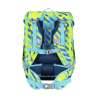 DERDIEDAS Schulrucksack ErgoFlex EASY Set - 6 tlg. Neon Monster Rückansicht Tragegurte