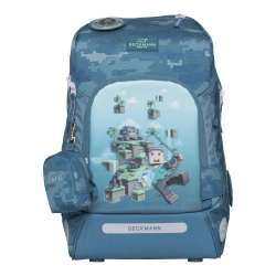 BECKMANN Schulranzen ACTIVE AIR FLX 6 tlg - Jungle Game Front