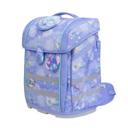 MC NEILL Schulranzen PERFECTO DISNEY Set 5 tlg - Stitch 2 seitliche Front