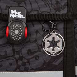 MC NEILL Schulranzen PERFECTO DISNEY Set 5 tlg - Darth Vader Ansicht mit Charms