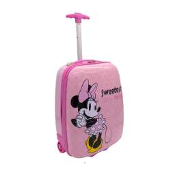 SCOOLI Kinderkoffer Trolley 16' - Minnie Mouse seitliche Front