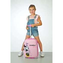 SCOOLI Kinderkoffer Trolley 16' - Minnie Mouse Kind mit Koffer