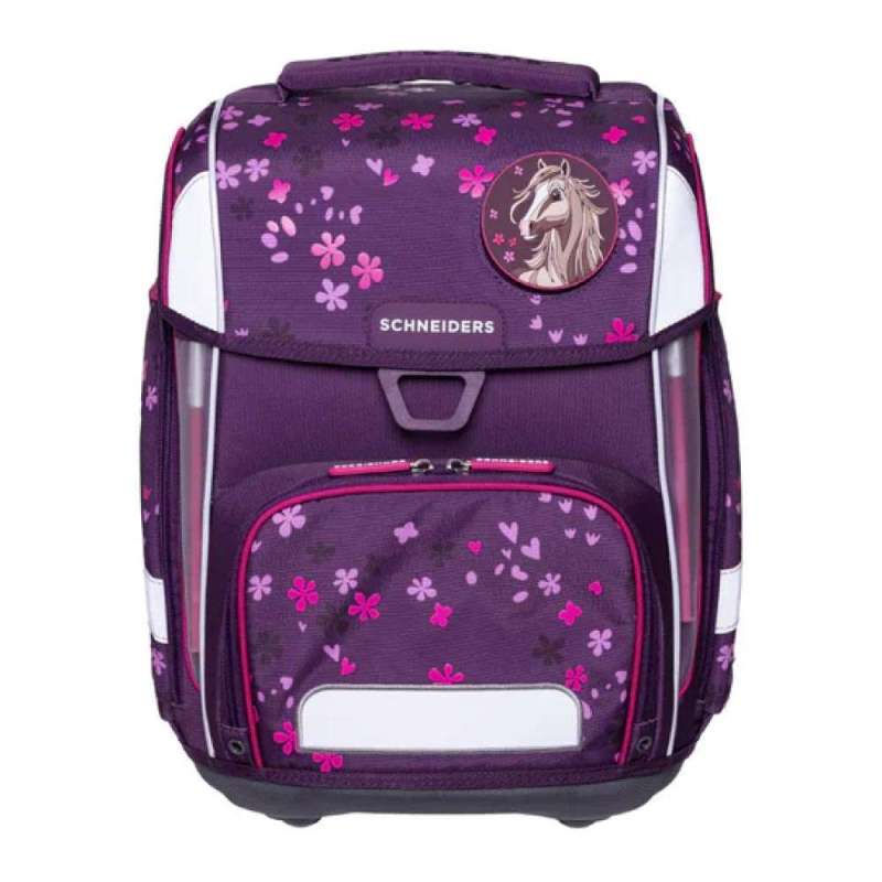 SCHNEIDERS Schulranzen 9 tlg Set ERGOLITE - Berry Blossom Front