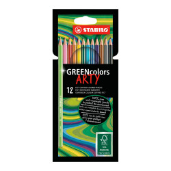 STABILO umweltfreundliche Buntstifte GREENcolors „ARTY" 12er Set