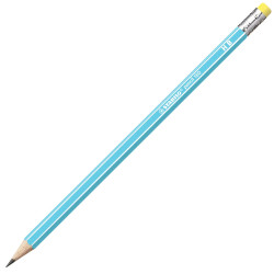 STABILO Schulbleistift pencil 160 mit Radierer Einzelstift blau