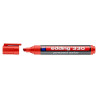 EDDING Filzschreiber Filzstift Marker Industrie 1,5 - 5 mm Keilspitze rot offen